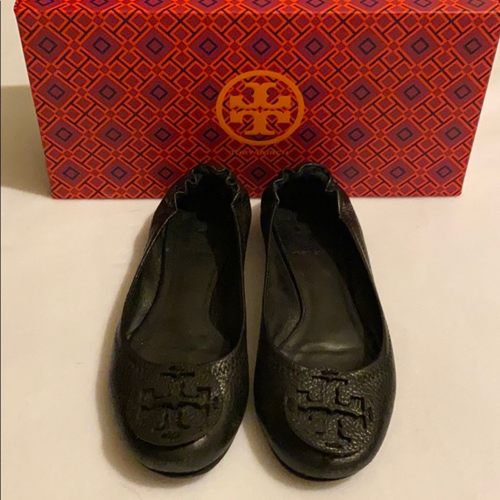 Tory Burch Reva Flats - Black